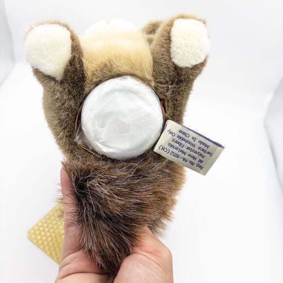 Plush Buddies Flower Floral Vase With Stuffed Animal Plush Squirrel Realistic - Picture 7 of 9